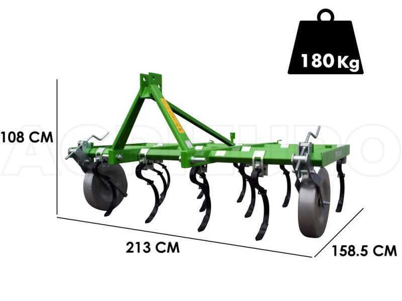 Cultivateur à ressorts Bomet Dorado – 14 dents – Largeur de travail 210 cm