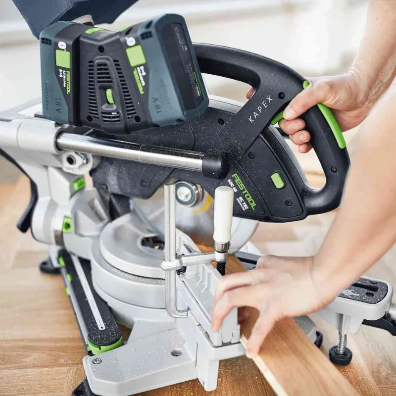 Scie à onglet radiale sans fil FESTOOL KSC 60 EB Basic Solo