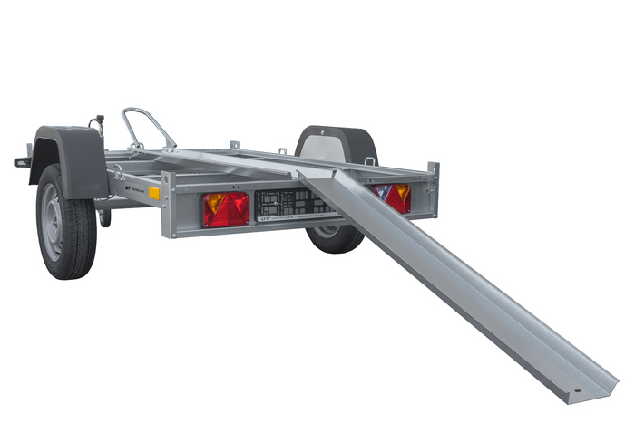 Remorque moto 1 rail unitraler sans plancher