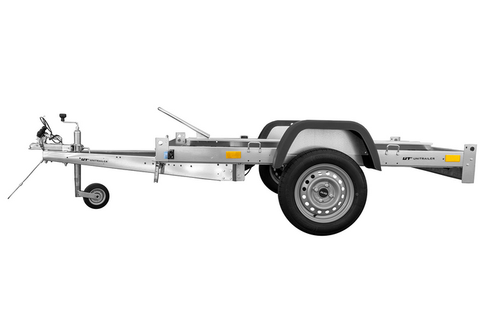 Remorque moto 1 rail unitraler sans plancher