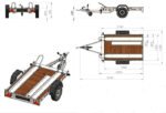 Remorque moto 2 rails UNITRAILER MOTO 2