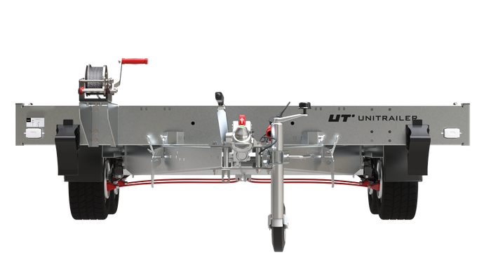 Remorque plate basculante 400×200 UNIPLAT 4020S P 2700 kg
