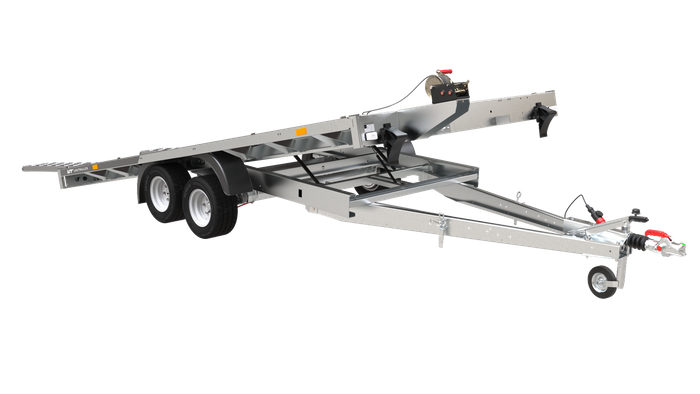 Remorque plate basculante 400×200 UNIPLAT 4020S P 2700 kg