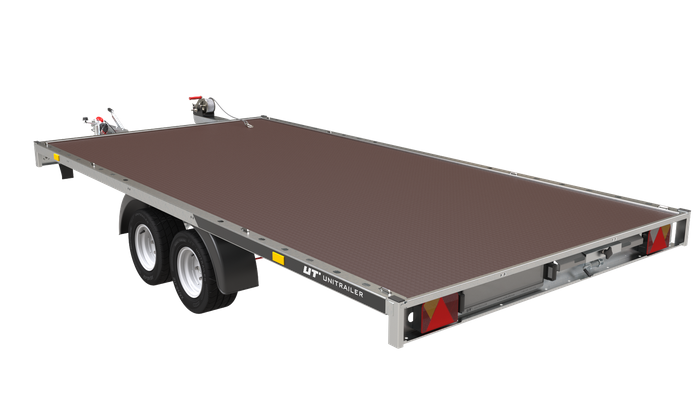 Remorque plate basculante 400×200 UNIPLAT 4020S P 2700 kg