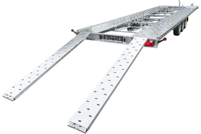 Remorque porte voiture à trois essieux 800X230 UNIPLAT 800/3 S 3500 KG