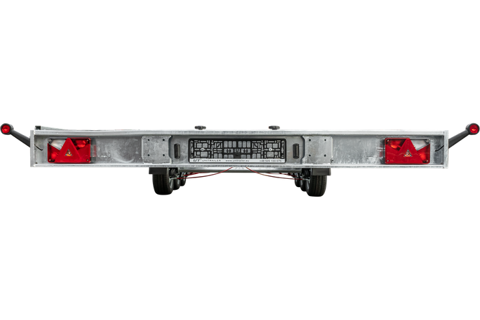 Remorque porte voiture à trois essieux 800X230 UNIPLAT 800/3 S 3500 KG