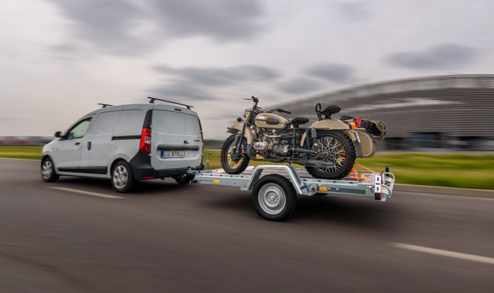 Remorque timon pliable porte-moto / porte-quad MOTOQUAD 266 750 kg