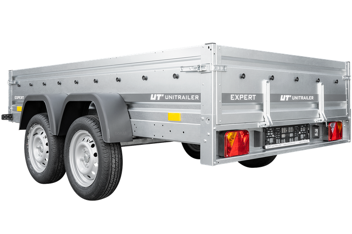Remorque voiture 2 essieux 264x150 EXPERT 2615/2 PTAC 750 KG