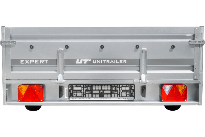 Remorque voiture simple essieu 264 x 150 EXPERT 2615 PTAC 500/750 kg
