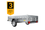 Remorque voiture simple essieu 264 x 150 EXPERT 2615 PTAC 500/750 kg