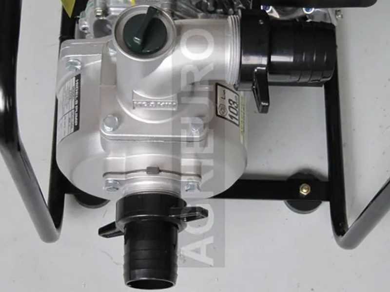 Motopompe d’arrosage thermique moteur Honda GX 120 essence, pompe auto-amorçante