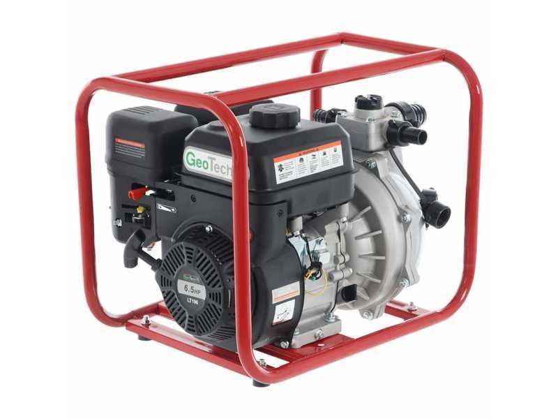 Motopompe thermique GeoTech LHP 40 EVO avec raccords de 38 mm – 1.5 pouces