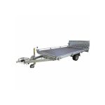 Plateau basculant avec hayon roues dessous Erdé gamme Expert 340 GAZ