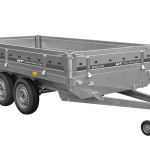Remorque 2 essieux 304x153 UNITRAILER SOLID 300/2 PTAC 750 kg